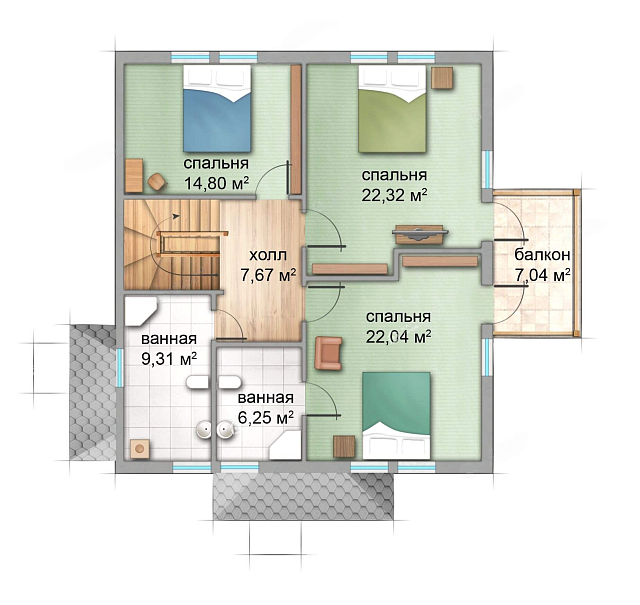 Дом из газобетона Олова, 181 кв.м