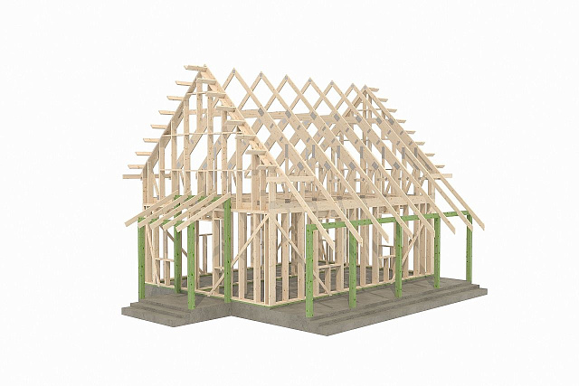 Дом из газобетона Уя, 134 кв.м