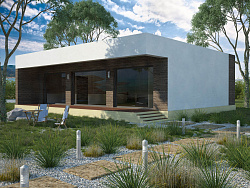 Дом из газобетона Иммалицы, 110 кв.м