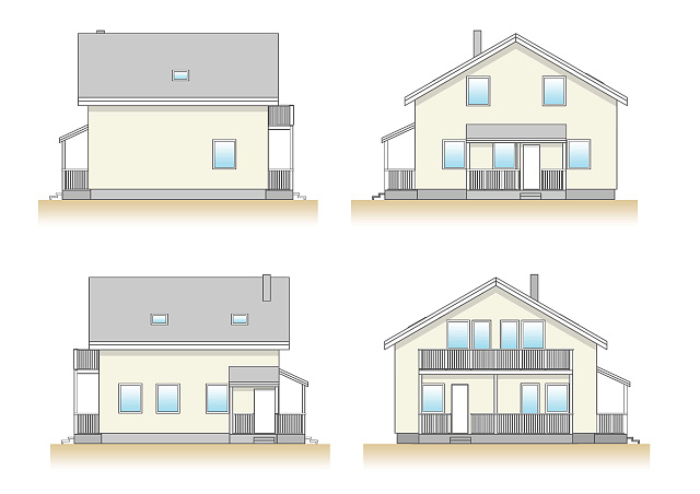 Дом из газобетона Чална, 151 кв.м
