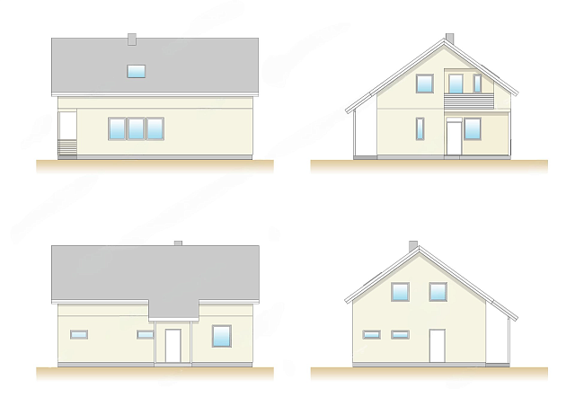 Дом из газобетона Суйсарь, 152 кв.м