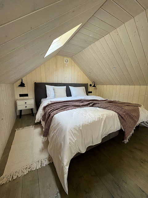 Дом из газобетона Барн-хаус, 27,5 кв.м