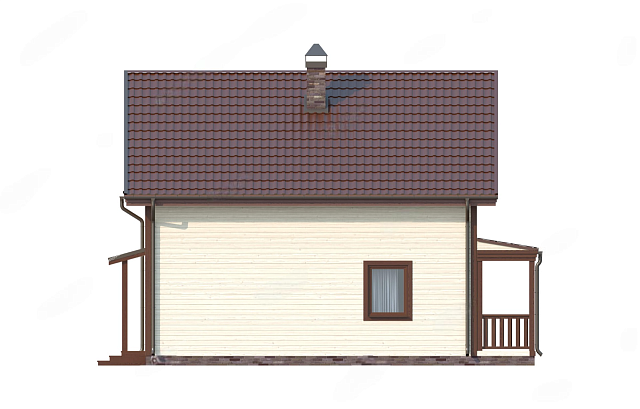 Дом из газобетона Киндасово, 137 кв.м