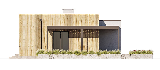 Дом из газобетона Амика, 106 кв.м