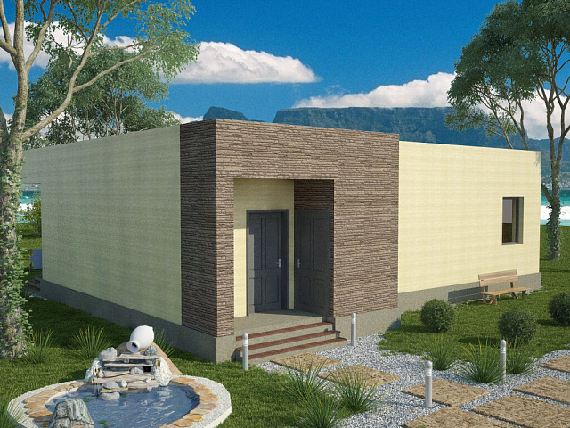 Дом из газобетона Иммалицы, 110 кв.м