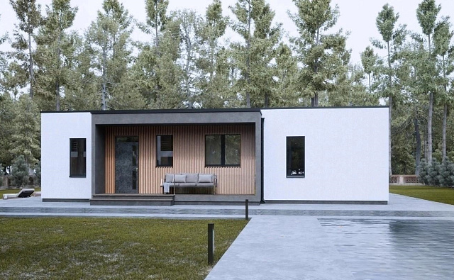 Дом из газобетона Липке, 119 кв.м