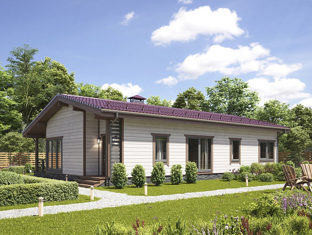 Дом из газобетона Сойва, 117,5 кв.м