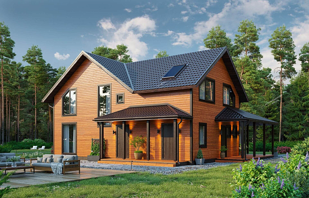 Дом из газобетона Кайдозеро, 230 кв.м