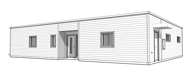 Дом из газобетона Виньё, 140 кв.м