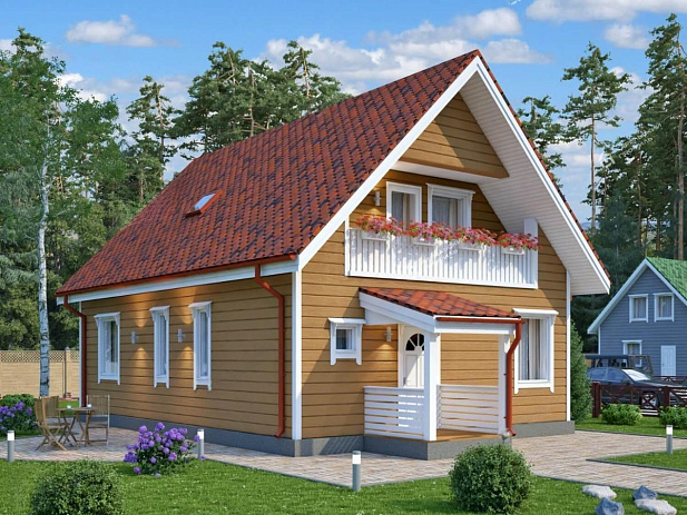 Дом из газобетона Лумиваара, 118 кв.м