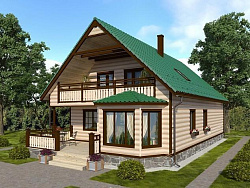 Дом из газобетона Кестеньга-2, 231 кв.м