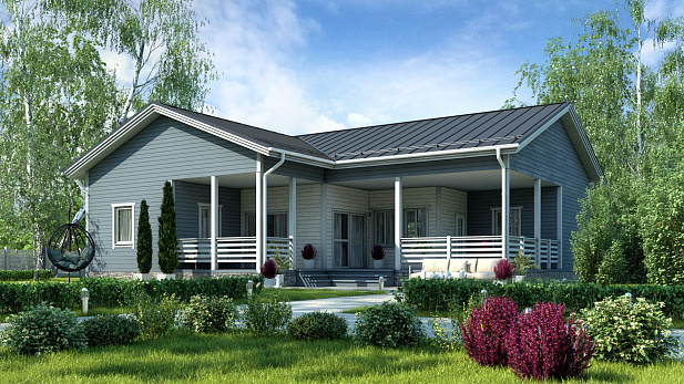 Дом из газобетона Кааламо, 164 кв.м