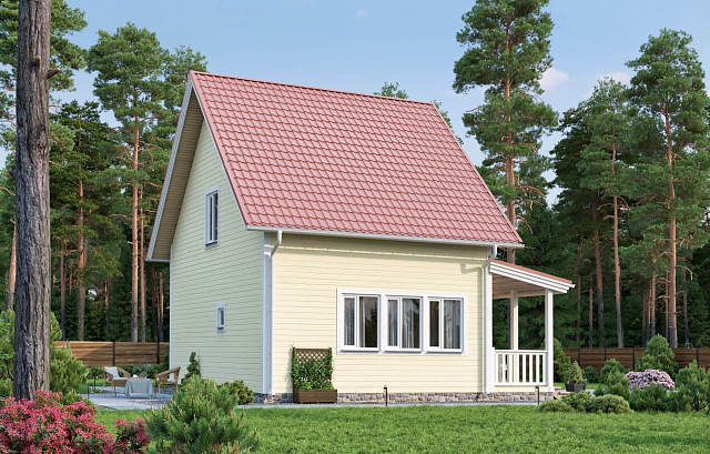 Дом из газобетона Колежма, 94 кв.м