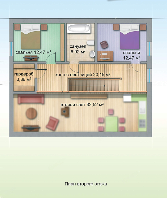 Дом из газобетона Заозерье, 142 кв.м
