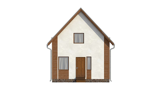Дом из газобетона Сельги, 75 кв.м