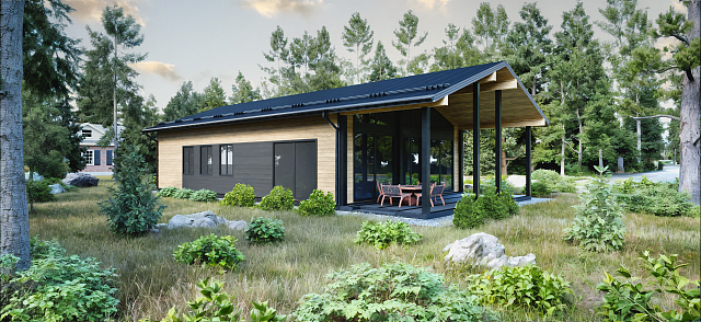 Дом из газобетона Олекка, 116 кв.м