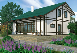 Дом из газобетона Заозерье, 142 кв.м