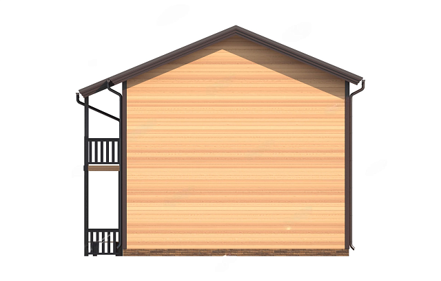 Дом из газобетона Латво, 131 кв.м