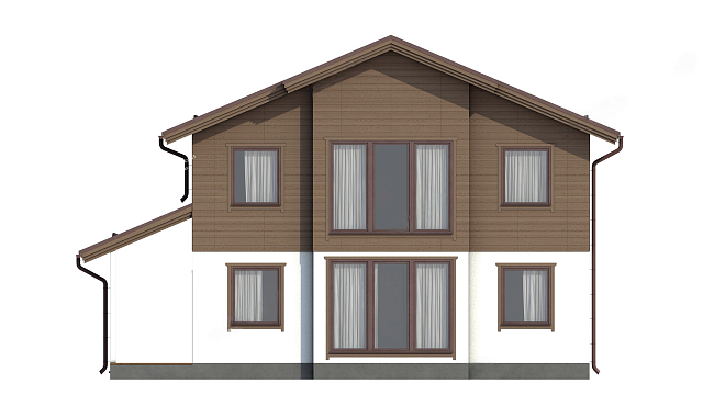 Дом из газобетона Гимолы, 154 кв.м