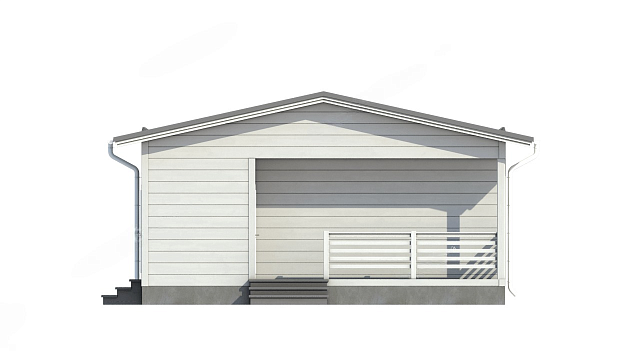 Дом из газобетона Хийтола, 70 кв.м