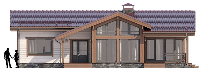 Дом из газобетона Сойва, 117,5 кв.м