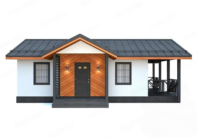 Дом из газобетона Власипоя, 41 кв.м