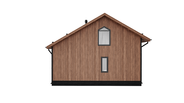 Дом из газобетона Лехта, 89 кв.м