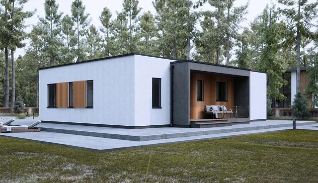 Дом из газобетона Липке, 119 кв.м