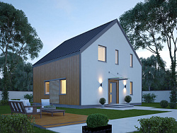 Дом из газобетона Суна, 130 кв.м