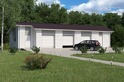 Гараж на три машины, 112 кв.м