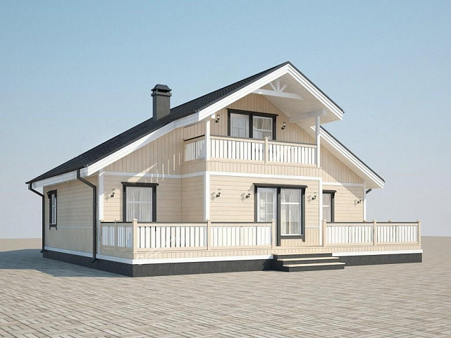 Дом из газобетона Ильме, 177 кв.м