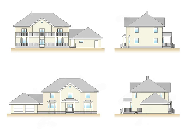 Дом из газобетона Ахвенламби, 300 кв.м