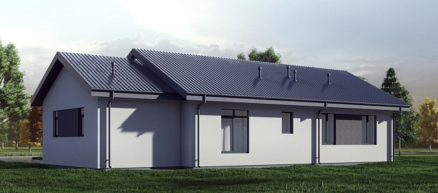 Дом из газобетона Лендара, 95 кв.м