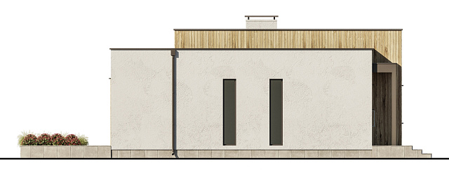 Дом из газобетона Амика, 106 кв.м