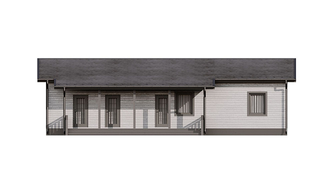 Дом из газобетона Норвиярви, 104 кв.м