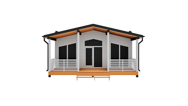 Дом из газобетона Ринда, 45 кв.м