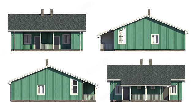 Дом из газобетона Энгозеро 2, 187 кв.м