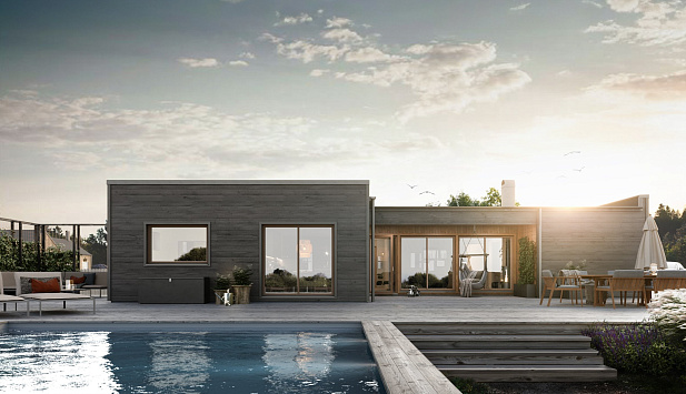 Дом из газобетона Виньё, 140 кв.м