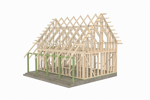 Дом из газобетона Лижмозеро, 89 кв.м