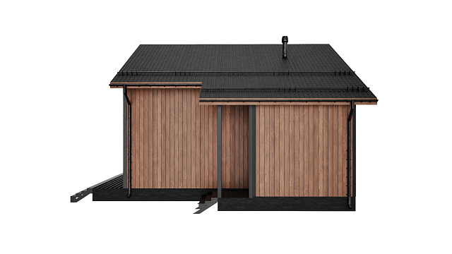 Дом из газобетона Лехта, 89 кв.м