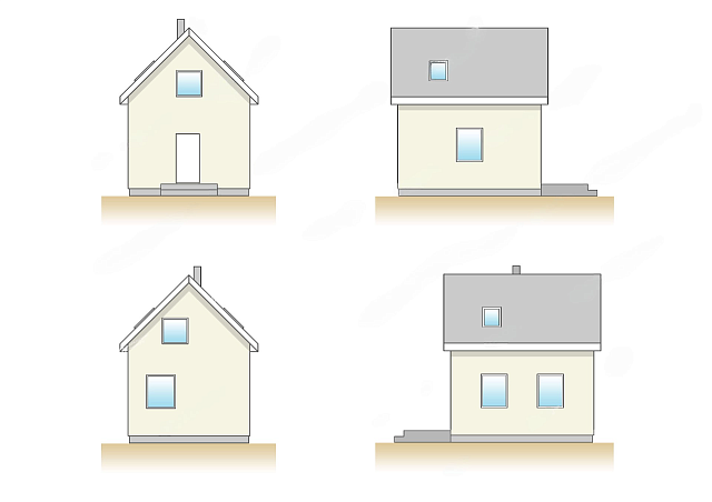 Дом из газобетона Кутижма, 51 кв.м