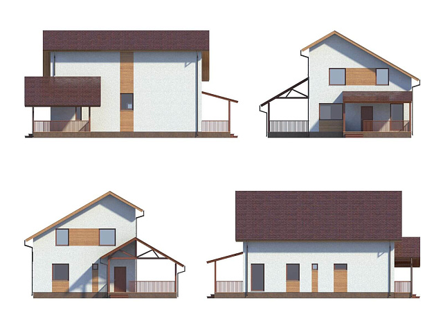 Дом из газобетона Реускула, 211 кв.м