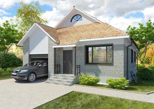 Дом из газобетона Киви, 156 кв.м