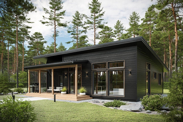 Дом из газобетона Кескозеро-2, 126 кв.м