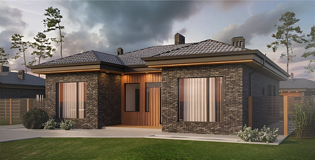 Дом из газобетона Белаярви, 138 кв.м