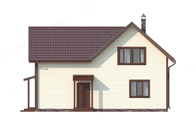 Дом из газобетона Киндасово, 137 кв.м