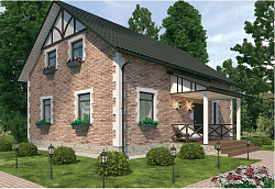 Дом из газобетона Ледмозеро, 147 кв.м