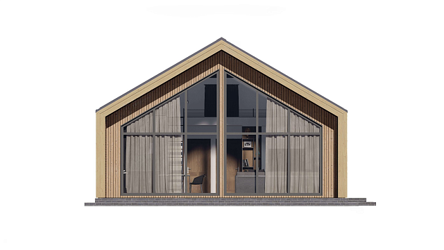 Дом из газобетона Тунгозеро, 137 кв.м