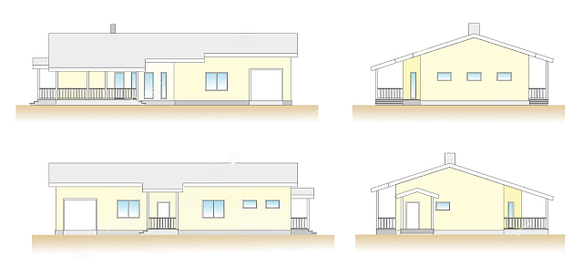 Дом из газобетона Шелтозеро, 175 кв.м