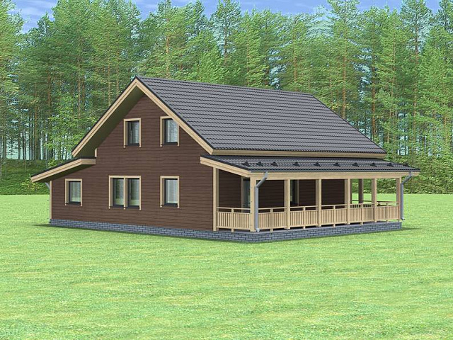 Дом из газобетона Видлица, 200 кв.м